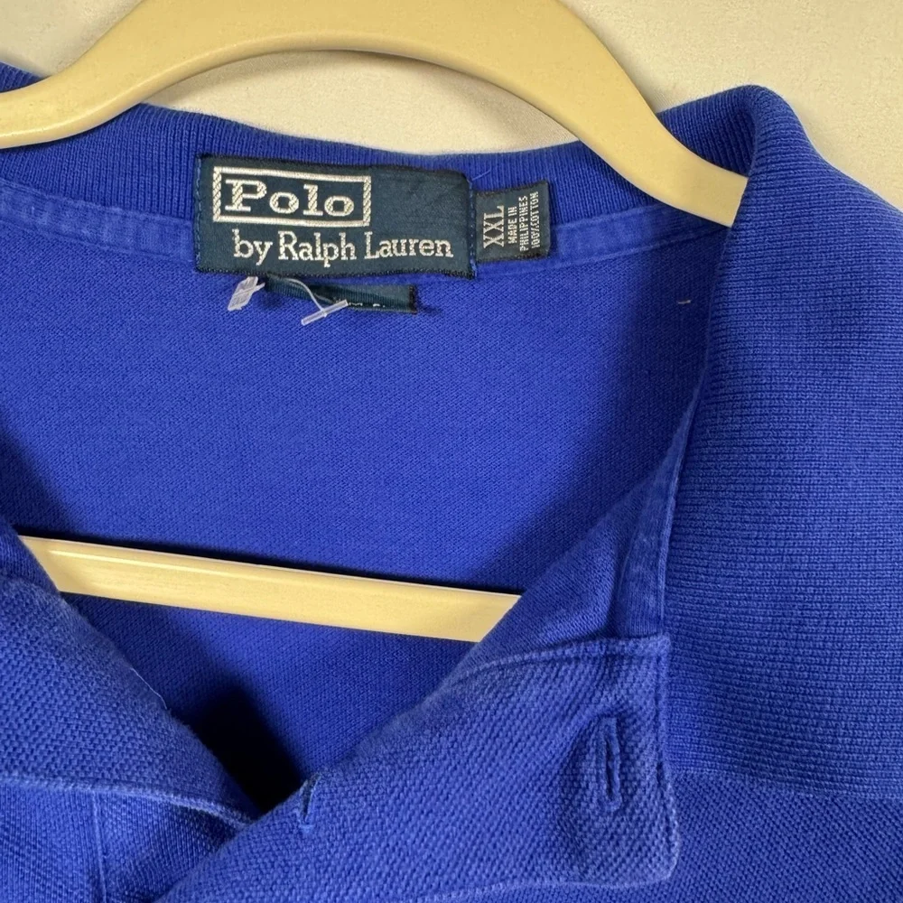 Polo by Ralph Lauren Men's Royal Blue Polo Shirt XXL